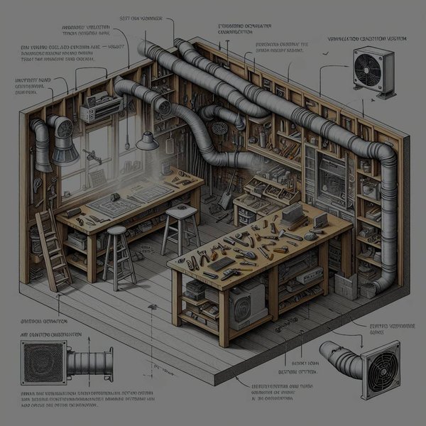 Comment concevoir un système de ventilation efficace pour un atelier de bricolage ?